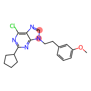 6-Chloro-2-cyclopentyl-9-[2-(3-Methoxy-phenyl)-ethyl]-9H-purine