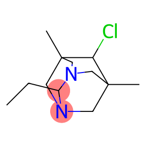 6-CHLORO-2-ETHYL-5,7-DIMETHYL-1,3-DIAZATRICYCLO[3.3.1.1(3,7)]DECANE