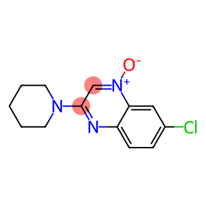 2-Piperidino-6-chloroquinoxaline 4-oxide