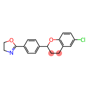 6-Chloro-2-[4-[(4,5-dihydrooxazol)-2-yl]phenyl]-3,4-dihydro-2H-1-benzopyran