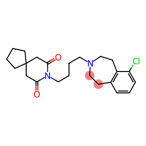 6-Chloro-3-[4-(7,9-dioxo-8-azaspiro[4.5]decan-8-yl)butyl]-1,2,4,5-tetrahydro-3H-3-benzazepine