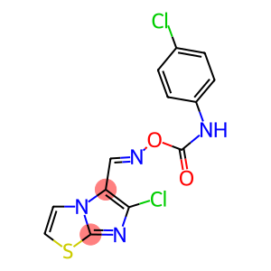 6-CHLORO-5-[(([(4-CHLOROANILINO)CARBONYL]OXY)IMINO)METHYL]IMIDAZO[2,1-B][1,3]THIAZOLE