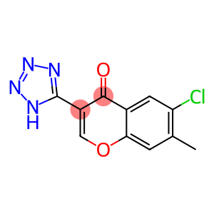 6-CHLORO-7-METHYL-3-(1H-TETRAZOL-5-YL)-4H-CHROMEN-4-ONE