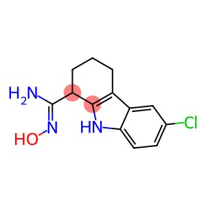 6-CHLORO-N'-HYDROXY-2,3,4,9-TETRAHYDRO-1H-CARBAZOLE-1-CARBOXIMIDAMIDE