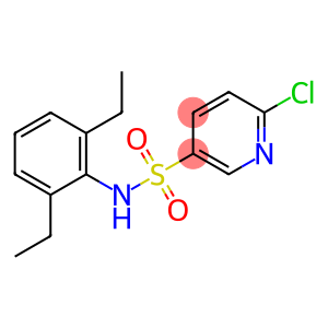 6-chloro-N-(2,6-diethylphenyl)pyridine-3-sulfonamide