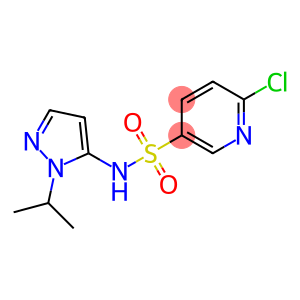6-chloro-N-[1-(propan-2-yl)-1H-pyrazol-5-yl]pyridine-3-sulfonamide
