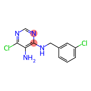 6-chloro-N4-(3-chlorobenzyl)pyrimidine-4,5-diamine