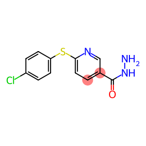 6-[(4-chlorophenyl)sulfanyl]nicotinohydrazide