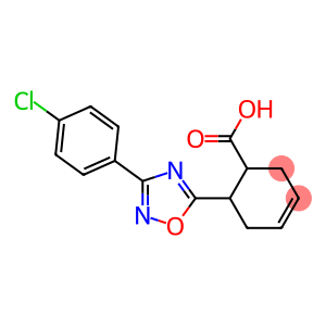 6-[3-(4-chlorophenyl)-1,2,4-oxadiazol-5-yl]cyclohex-3-ene-1-carboxylic acid