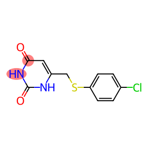 6-{[(4-chlorophenyl)thio]methyl}-1,2,3,4-tetrahydropyrimidine-2,4-dione