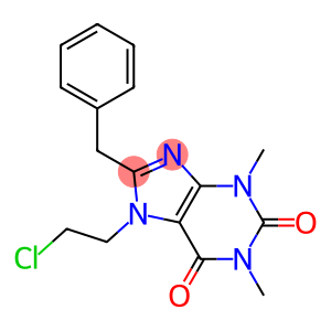 7-(2-Chloroethyl)-1,3-dimethyl-8-benzyl-7H-purine-2,6(1H,3H)-dione