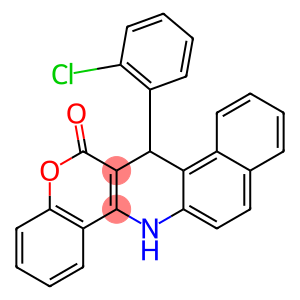 7,14-Dihydro-7-(2-chlorophenyl)-6H-benzo[f][1]benzopyrano[4,3-b]quinolin-6-one