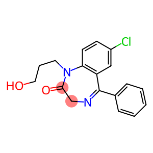 7-Chloro-1-(3-hydroxypropyl)-5-(phenyl)-1H-1,4-benzodiazepin-2(3H)-one