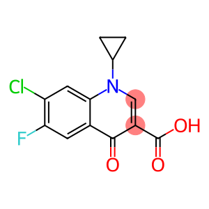 7-CHLORO-1-CYCLOPROPYL-1,4-DIHYDRO-6-FLUORO-4-OXOQUINOLINE-3-CARBOXYLIC ACID