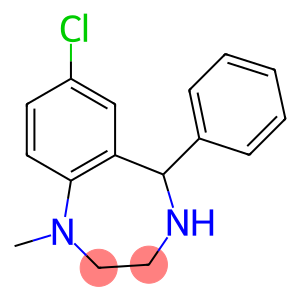 7-Chloro-1-methyl-2,3,4,5-tetrahydro-5-phenyl-1H-1,4-benzodiazepine