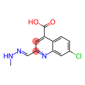 7-Chloro-2-[(2-methylhydrazono)methyl]quinoline-4-carboxylic acid