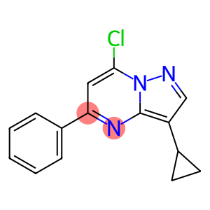 7-chloro-3-cyclopropyl-5-phenylpyrazolo[1,5-a]pyrimidine