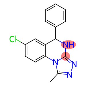 7-Chloro-4,5-dihydro-1-methyl-5-phenyl[1,2,4]triazolo[4,3-a]quinazoline