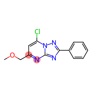 7-chloro-5-(methoxymethyl)-2-phenyl[1,2,4]triazolo[1,5-a]pyrimidine