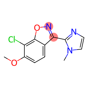 7-Chloro-6-methoxy-3-(1-methyl-1H-imidazol-2-yl)-1,2-benzisoxazole