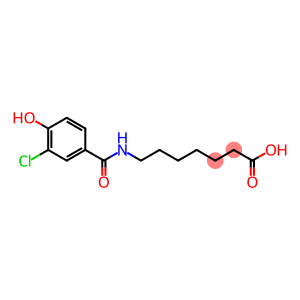 7-[(3-chloro-4-hydroxyphenyl)formamido]heptanoic acid