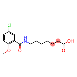 7-[(5-chloro-2-methoxyphenyl)formamido]heptanoic acid