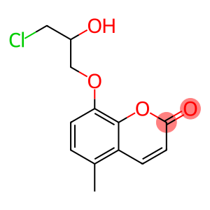 8-(3-Chloro-2-hydroxypropoxy)-5-methylcoumarin