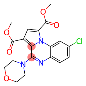 8-Chloro-4-morpholinopyrrolo[1,2-a]quinoxaline-1,3-dicarboxylic acid dimethyl ester