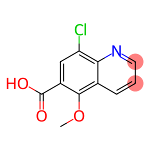 8-chloro-5-methoxyquinoline-6-carboxylic acid