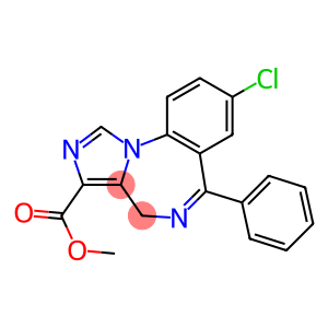 8-Chloro-6-phenyl-4H-imidazo[1,5-a][1,4]benzodiazepine-3-carboxylic acid methyl ester