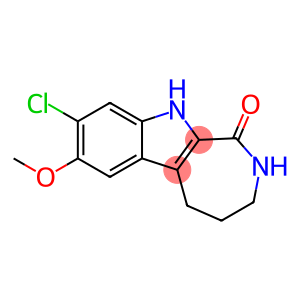 8-chloro-7-methoxy-1H,2H,3H,4H,5H,10H-azepino[3,4-b]indol-1-one