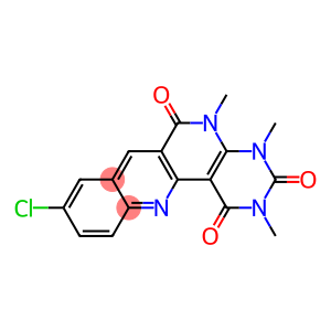 9-chloro-2,4,5-trimethyl-1,2,3,4,5,6-hexahydrobenzo[b]pyrimido[4,5-h][1,6]naphthyridine-1,3,6-trione