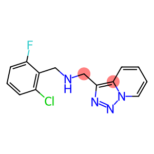 [(2-chloro-6-fluorophenyl)methyl]({[1,2,4]triazolo[3,4-a]pyridin-3-ylmethyl})amine
