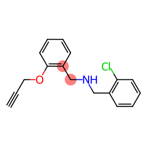 [(2-chlorophenyl)methyl]({[2-(prop-2-yn-1-yloxy)phenyl]methyl})amine