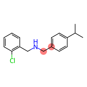 [(2-chlorophenyl)methyl]({[4-(propan-2-yl)phenyl]methyl})amine