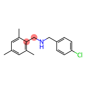 [(4-chlorophenyl)methyl][(2,4,6-trimethylphenyl)methyl]amine