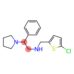 [(5-chlorothiophen-2-yl)methyl][2-phenyl-2-(pyrrolidin-1-yl)ethyl]amine