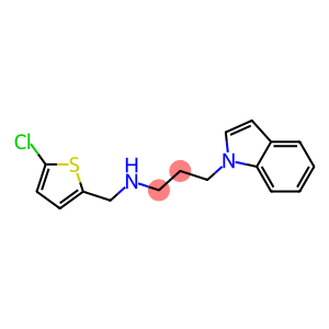 [(5-chlorothiophen-2-yl)methyl][3-(1H-indol-1-yl)propyl]amine