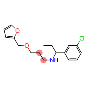 [1-(3-chlorophenyl)propyl][3-(furan-2-ylmethoxy)propyl]amine