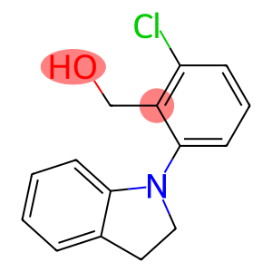 [2-chloro-6-(2,3-dihydro-1H-indol-1-yl)phenyl]methanol