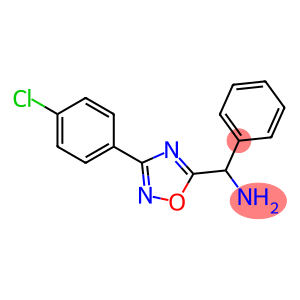 [3-(4-chlorophenyl)-1,2,4-oxadiazol-5-yl](phenyl)methanamine