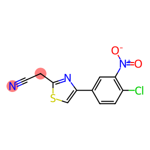 [4-(4-chloro-3-nitrophenyl)-1,3-thiazol-2-yl]acetonitrile