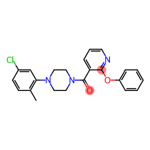 [4-(5-chloro-2-methylphenyl)piperazino](2-phenoxy-3-pyridinyl)methanone