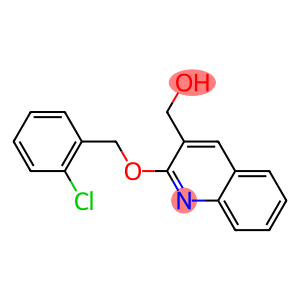 {2-[(2-chlorophenyl)methoxy]quinolin-3-yl}methanol