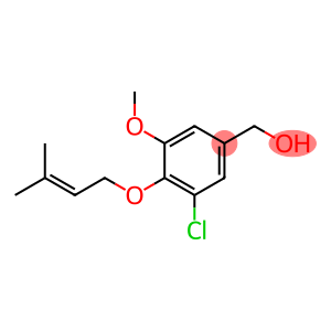 {3-chloro-5-methoxy-4-[(3-methylbut-2-en-1-yl)oxy]phenyl}methanol