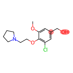 {3-chloro-5-methoxy-4-[2-(pyrrolidin-1-yl)ethoxy]phenyl}methanol