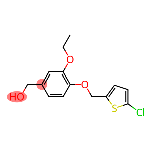 {4-[(5-chlorothiophen-2-yl)methoxy]-3-ethoxyphenyl}methanol