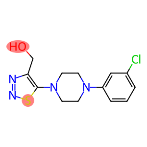 {5-[4-(3-CHLOROPHENYL)PIPERAZIN-1-YL]-1,2,3-THIADIAZOL-4-YL}METHANOL