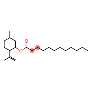 Dodecanoic acid p-menth-8-en-3-yl ester