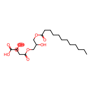 D-Malic acid hydrogen 4-(2-hydroxy-3-dodecanoyloxypropyl) ester